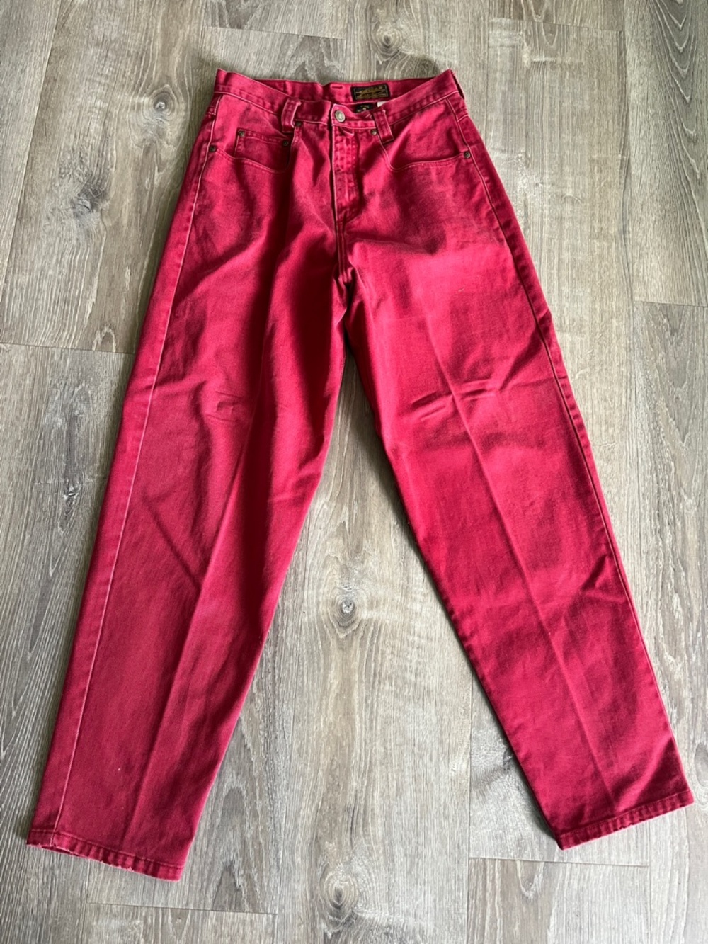 Vintage Eddie Bauer Faded Red High-Waist Pants